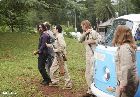 В лагере